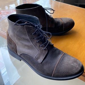 J shoes men size 10 1/2 brown suede and leather two-tone